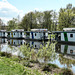 Hausboote auf dem Bederkesa-Geeste-Kanal