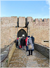 L'entrée du château de Fort La Latte (22)