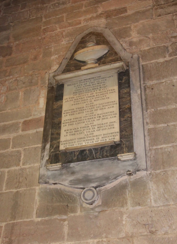 Powell Memorial, St Alphege's Church, Solihull, West Midlands