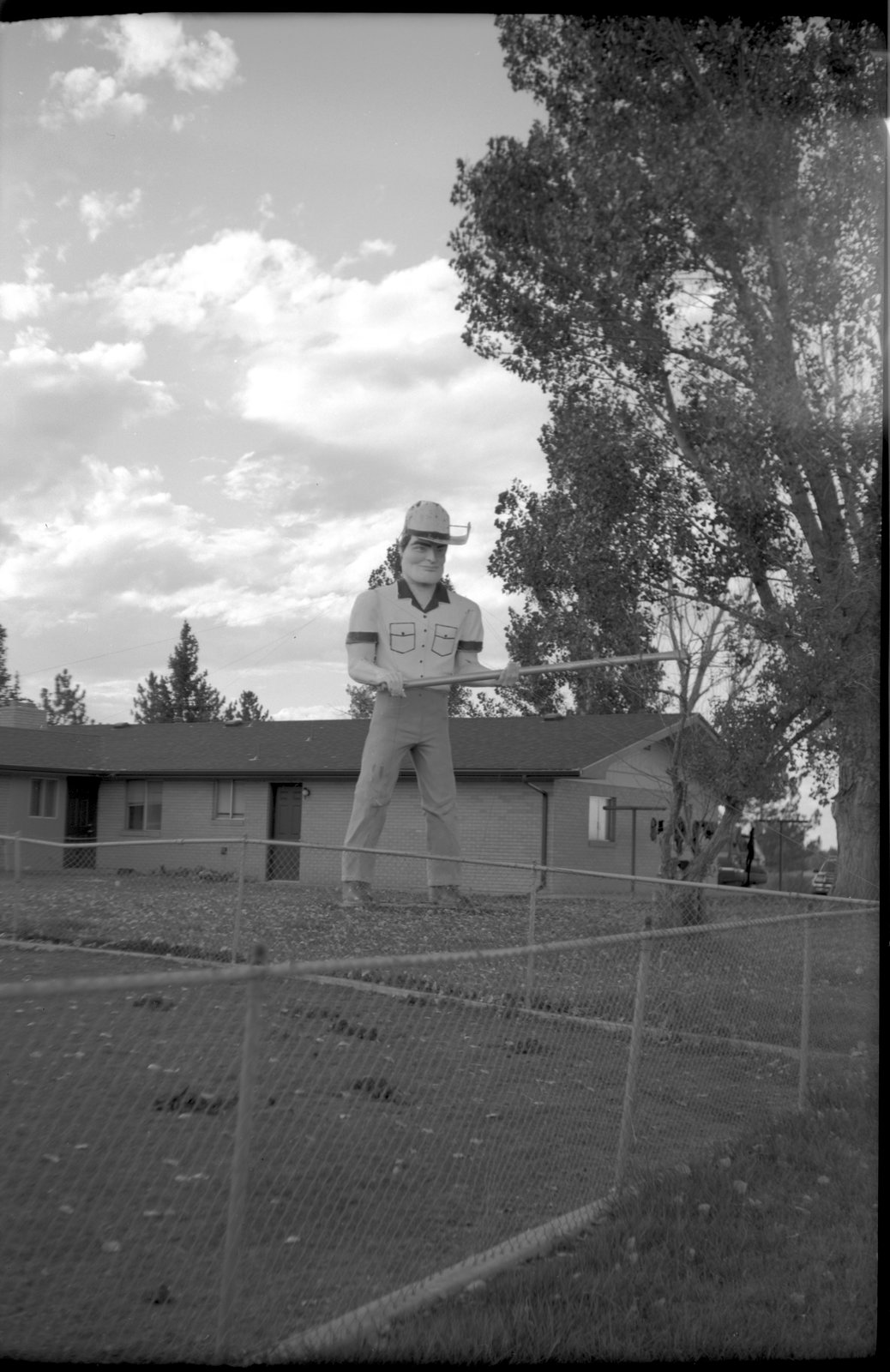Giant hay dude