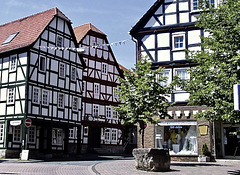 Fachwerk in Korbach, Hessen (Diascan)