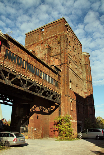 Malakowturm über Schacht 1, erbaut 1875 (Zeche Ewald 1/2/7, Herten) / 15.10.2018