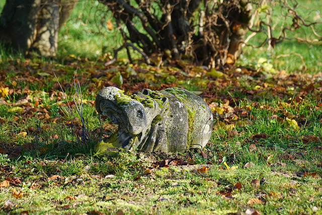 Hippotamus aus Beton