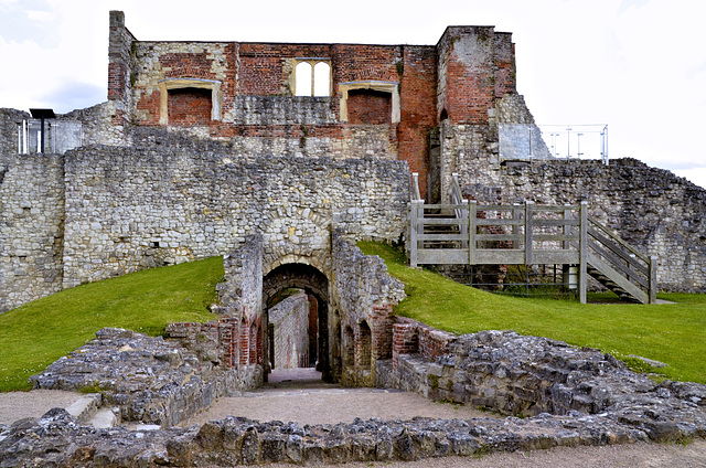 Farnham Castle Keep entrance gateway