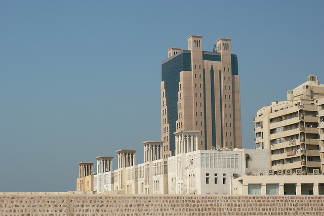 Wind Towers In Sharjah