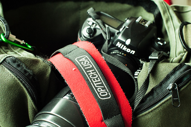 Op/Tech Strap Photographed with  Nikkor AF-D 50mm f/1.4 Lens