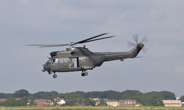 Puma ZA940 leaving Solent Airport - 16  September 2021