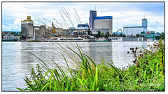 Basel Hafen von Hünningen /Elsass