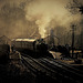 The smoke laden atmosphere of Consall station
