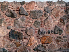 Wall of the Casa Bodega y Quadra in Lima, recently excavated.