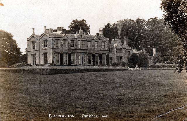 Edith Weston Hall, Rutland (Demolished c1954)