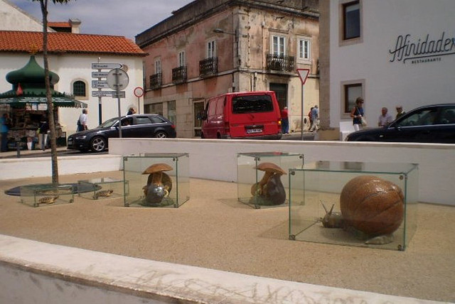 Public display of local ceramic.