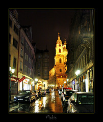 Rainy night in Prague ...