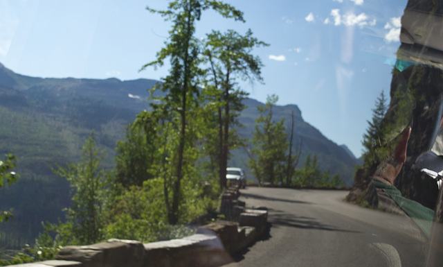 Montana Glacier NP Going to Sun shuttle (#0225)