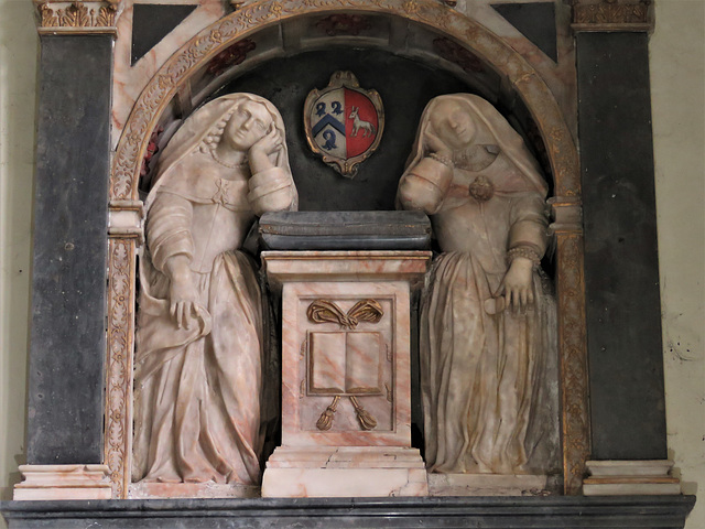 smeeth church, kent, c17 tomb of priscilla honeywood and mary scott +1654 (2)