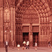 Cologne entrance Cathedral 1970's