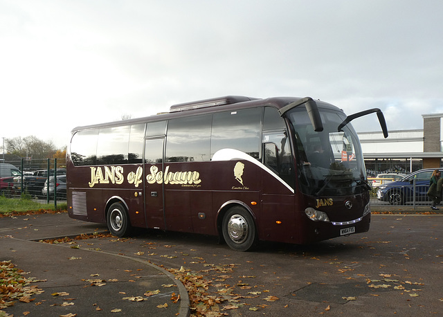 Jans Coaches WN64 FVS (ROI 6774) in Mildenhall - 14 Nov 2024 (P1200250)