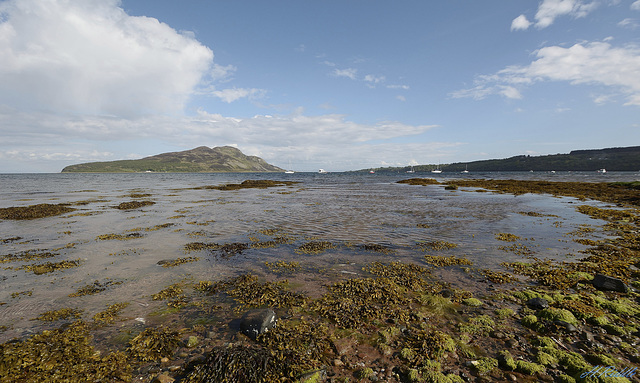 Lamlash looking towards Holy Island