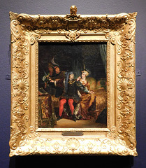 Charles VI and Odette de Champdivers by Delacroix in the Metropolitan Museum of Art, January 2019