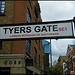 Tyers Gate street sign