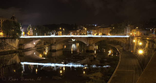 River Tiber, Rome, Italy.