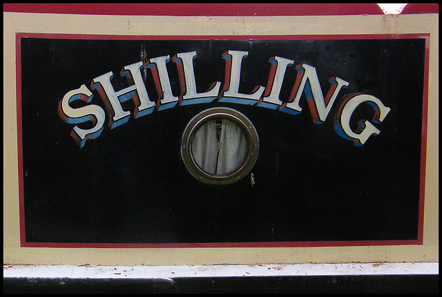 Shilling narrowboat