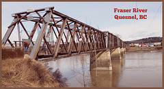 Wooden Truss Bridge - Built in 1929 Quesnel, BC Canada