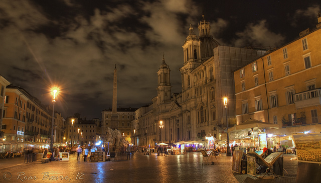 Piazza Navona, Rome, Italy.