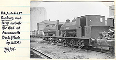 Alan Newman's photo of 0-6-0STs Portbury & Percy at Avonmouth Dock - 7.9.1956