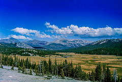 Tuolumne Meadows from Pothole Dome - Sept. 1978 (090°)
