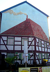 DE - Brühl - Wandmalerei in der Hospitalstraße