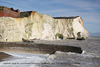 Seaford Head showing signs of rock-fall 14 3 2020