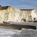 Seaford Head showing signs of rock-fall 14 3 2020