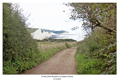 From the path to Cuckmere Haven 21 9 2022
