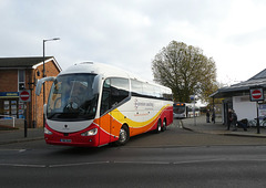 Euroview Coaching YN17 OLW and Coach Services Ltd BJ60 BYX in Mildenhall - 14 Nov 2024 (P1200271)