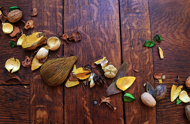 Pot-pourri sur table