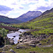 View down The Abhainn Bruachaig to Beinn Eighe Wester Ross May 2004