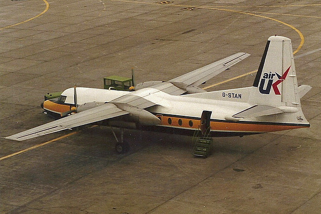 G-STAN Fokker F-27 Air UK