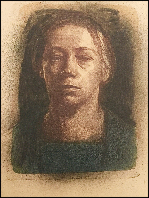 Self-Portrait, by Kathe Kollwitz, 1904