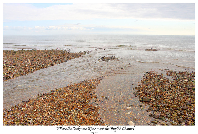 Where the Cuckmere River meets the English Channel 21 9 2022