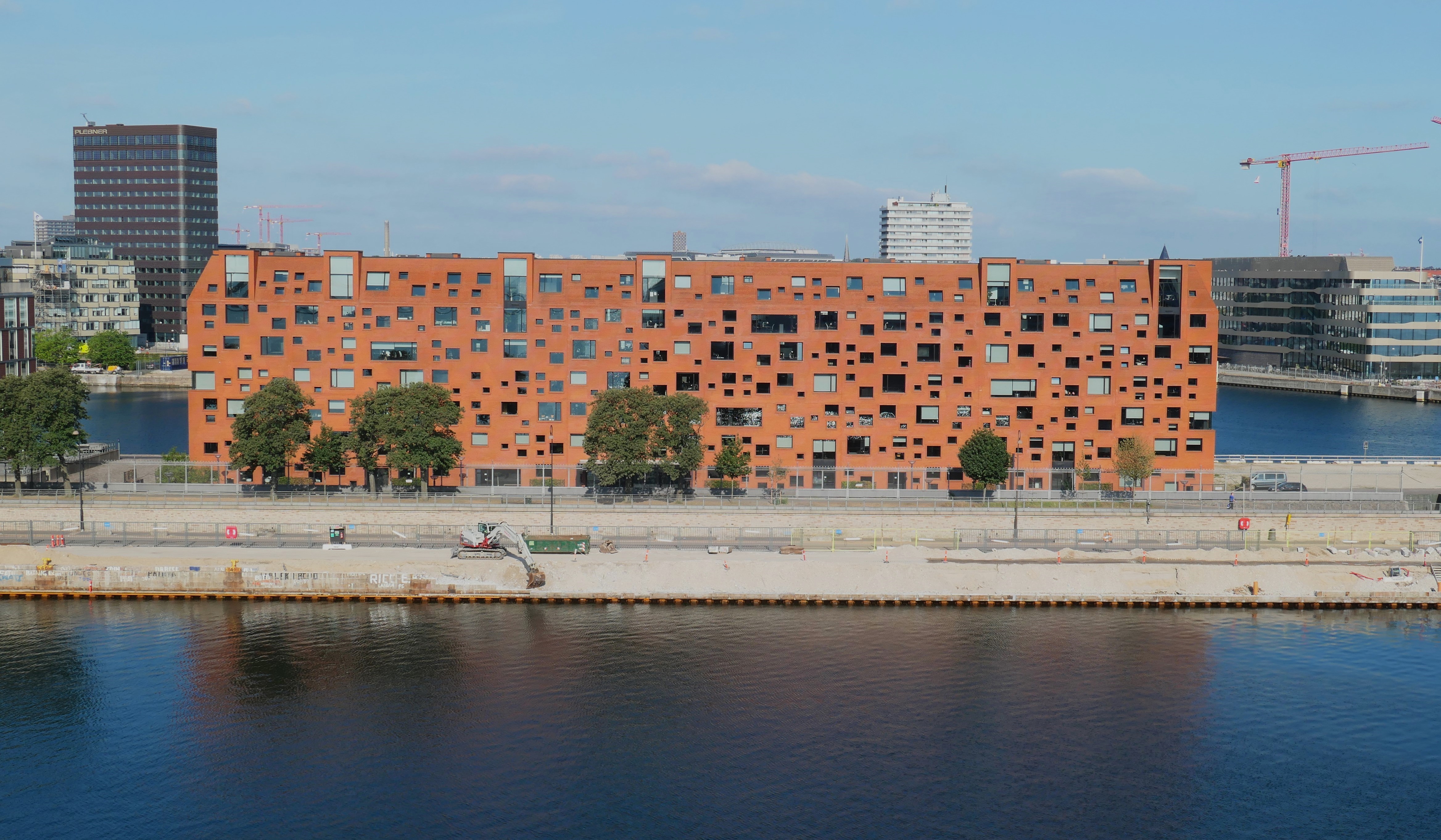 Ziegelhaus im Hafengebiet von Kopenhagen