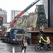 Putting the Christmas Tree on St Enoch Square