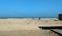 Vue sur l'Atlantique saharienne