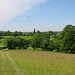 Looking down to Bell Road and the Church of All Saints at Trysull