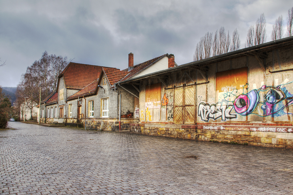 Thüringen. Bahnhof Friedrichroda. 201212