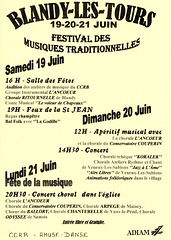 Concert des chorales à l'église de Blandy-les-Tours le 21/06/1999