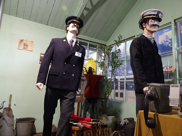 Au musée du rail à Dinan (22) : poste d'aiguillage.