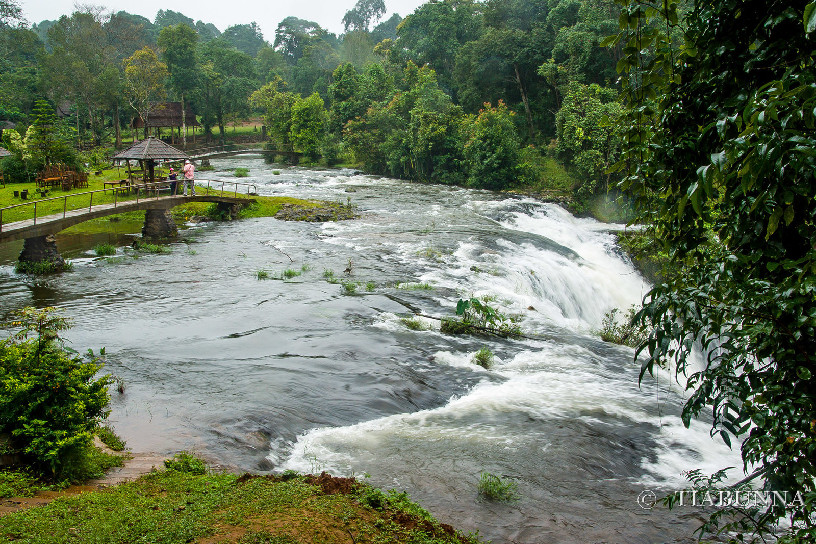 Bolaven Plateau waterfall