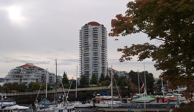 Balcons avec vue sur la marina