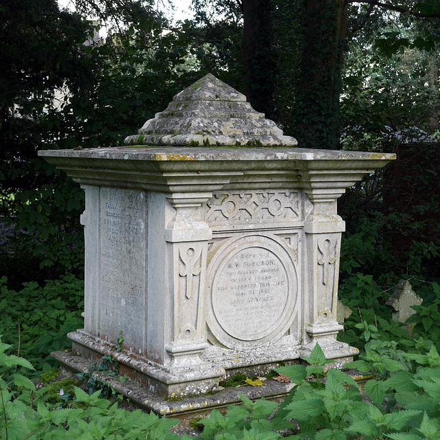 Milton (Cambs.) - tomb of W. W. Robinson (d. 1861) 2014-10-10